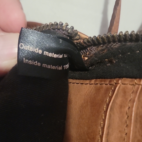 Brown Leather Crossbody Bag - Picture 6 of 8